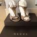 Gucci Shoes | Gucci Shoes Special Edition | Color: Cream/Tan | Size: 9.5