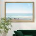 Dovecove Beachscape Photo V - Picture Frame Print on Canvas Canvas, Solid Wood in Blue | 22.5 H x 30.5 W x 1.5 D in | Wayfair