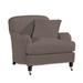 Armchair - Lillian August Albert 36" Wide Armchair Fabric in Gray | 36 H x 36 W x 42 D in | Wayfair LA7108C_LIMESTONE CHARCOAL