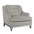 Armchair - Lillian August Drake 34" Wide Armchair Fabric in Brown | 35 H x 34 W x 39 D in | Wayfair LA7142C_Eanes Taupe