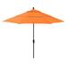 Arlmont & Co. Broadmeade Octagonal Sunbrella Market Umbrella Metal in Orange, Size 110.5 H in | Wayfair 8AE0C6B53390403E8EB769A39F141B8E