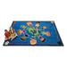 Blue 100 x 0.218 in Area Rug - Carpets for Kids Value PLUS™ Tufted Area Rug Nylon | 100 W x 0.218 D in | Wayfair 92017