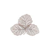 Phillips Collection Tri Leaf Small Metal Wall Décor Metal in Brown | 38 H x 50 W x 2 D in | Wayfair TH100858