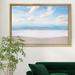 Dovecove Beachscape Photo VII - Picture Frame Print Canvas, Solid Wood in Blue | 18.5 H x 24.5 W x 1.5 D in | Wayfair