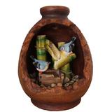 Trinx Artistic Sculptural Birds Nesting on Bamboo in Jar Water Fountain | 15.4 H x 12 W x 12 D in | Wayfair 33E2D95C3EB04087A6C148E3AE07F945