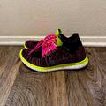 Nike Shoes | Nike Free Rn Flyknit Gs Pink Blast Sz 6.5y | Color: Pink | Size: 8