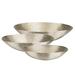 Brayden Studio® Iram 3 Piece Metal Contemporary Decorative Bowl Set in Gray Metal/Wire in Yellow | 5 H x 20.5 W x 20.5 D in | Wayfair
