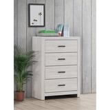 Latitude Run® Ayleth 4 Drawer Chest Wood in Brown/White | 44.5 H x 31.5 W x 16.25 D in | Wayfair F91B96BE6B86426FB1A70F1AD33B90DA