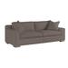 Lillian August Hinson 98" Square Arm Sofa w/ Reversible Cushions in Gray | 35 H x 98 W x 39 D in | Wayfair LA6258S_LIMESTONE CHARCOAL