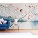 GK Wall Design Winter Lake Landscape Wall Mural Vinyl in White | 150" W x 98" L | Wayfair GKWP000269W150H98_V