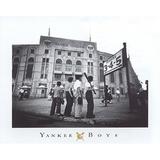 Winston Porter Yankee Boys - Unframed Photograph Print on Paper Metal in Black/Gray/White | 24 H x 32 W x 0.1 D in | Wayfair