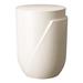 Orren Ellis Alexzavier Ceramic Decorative Stool Ceramic in White/Brown | 19 H x 14 W x 14 D in | Wayfair 325F99F4DB6041AEA09355515369D168