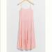 Anthropologie Dresses | Anthro Caron Tiered Pink & White Stripe Midi Dress Nwt Women’s Size Medium | Color: Pink/White | Size: M