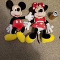 Disney Toys | Mickey And Minnie | Color: Black/Red | Size: Osbb