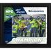 Seattle Seahawks Framed 15" x 17" 2020 NFC West Division Champions Collage