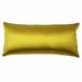 Ann Gish Duchess & Velvet Pillow Down/Feather/Polyester in Yellow | 10 H x 22 W x 3 D in | Wayfair PWDV2210-MA