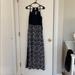 J. Crew Dresses | J. Crew Navy Maxi Dress With Printed Skirt | Color: Blue | Size: 4