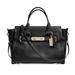 Coach Bags | Coach Swagger 37 Pebbled Leather Crossbody | Color: Black/Gold | Size: Os