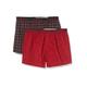 Calvin Klein Unisex's Boxer Slim 2PK Underwear, Banda Invernale/Plaid Giardino, XL