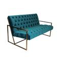 Tucker Settee Sofa - Teal - MOTI