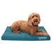 Indoor/Outdoor Deluxe Full Support Pet Bed, 36" L X 27" W X 3" H, Deep Lagoon, Large, Blue