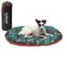 Stuff Sack Travel Bed with Bag for Dogs, 34" L X 26" W X 2" H, Camo, Small, Green