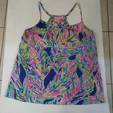 Lilly Pulitzer Tops | Lilly Pulitzer Camisole Top | Color: Blue/Pink | Size: S