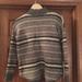 American Eagle Outfitters Sweaters | American Eagle Striped Sweater | Color: Cream/Gray | Size: Xxs