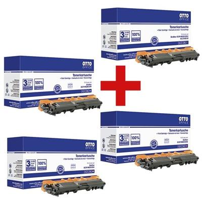 OTTO Office Toner-Set ersetzt Brother »TN-241BK + TN-245C/M/Y« schwarz Image