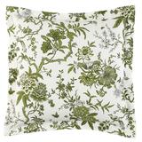 Jardin Toile Sham - Sage, Euro - Ballard Designs Sage Euro - Ballard Designs