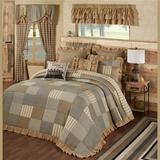 Prairie Mill Patchwork Grande Bedspread Multi Warm, California King, Multi Warm