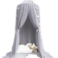 Kids Dome Mosquito Net Bed Canopy Round Lace Dome Princess Play Tent Bedding for Baby Kids Children's Room 240cm