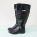 Coach Shoes | Coach Micha Wide Calf Black Leather Riding Boots | Color: Black | Size: 7.5