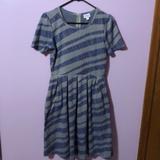 Lularoe Dresses | Lularoe Casual Dress | Color: Blue/Gray | Size: M