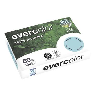 Clairefontaine Farbiges Recyclingpapier »Evercolor« - Pastellfarben blau Image
