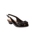 Extra Wide Width Women's The Reagan Slingback by Comfortview in Black (Size 7 1/2 WW)