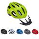 BBB Cycling Unisex-Adult Fahrradhelm Kite 2.0 | Damen und Herren | Abnehmbaren Visier | MTB und Rennrad | BHE-29B | Matt Neongelb L (58-61cm)