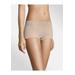 Plus Size Women's Cotton Dream Boyshort With Lace by Maidenform in Latte (Size 7)