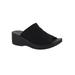 Extra Wide Width Women's Airy Sandals by Easy Street® in Black Stretch (Size 7 1/2 WW)