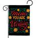 Breeze Decor Mom You Are Blessing 2-Sided Polyester 1 '6 x 1 '1 ft. Garden Flag in Black/Orange/Red | 18.5 H x 13 W in | Wayfair