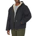 Dickies Men's Sanded Duck Sherpa Lined Hooded Jacket Big-Tall, Black, XL Tall