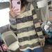 Free People Sweaters | Free People Striped Knit Sweater Tunic Xs | Color: Gray/White | Size: Xs