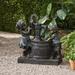 Canora Grey Concow Resin Children at Water Pump Fountain | 23 H x 22 W x 11 D in | Wayfair 91EDA71E5C3245E293EE3EFBC1DC58A2