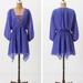Anthropologie Dresses | Anthro Leifsdottir Kelwa Silk Beaded Minidress 6 | Color: Blue | Size: 6