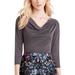 Anthropologie Tops | Anthropologie Deletta Cortina Cowl Neck Top Nwt | Color: Gray | Size: M