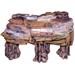 Deco Replica Grotto Cliff Ornament, 9.5" L X 3.75" W X 4.25" H, Medium, Brown / Multi-Color