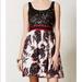 Anthropologie Dresses | Anthropologie Peter Som A-Line Dress | Color: Black/Pink/Red | Size: 2