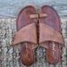 Free People Shoes | Free People Leather Sandals | Color: Brown/Tan | Size: 9