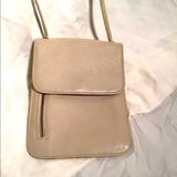 Nine West Bags | Nine West Leather Cross Body Bag | Color: Cream | Size: 6.25 “Wide X 8.25 Tall Approx