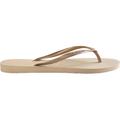 HAVAIANAS SLIM, Größe 378/ 39-40(EU) in SAND GREY/LIGHT GOLDEN